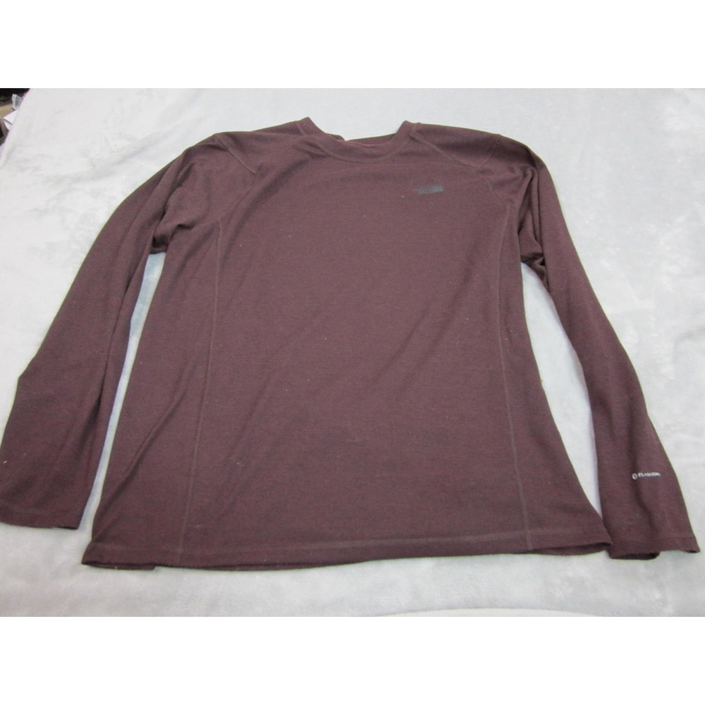 The North Face Men's Long Sleeve Crewneck Shirt - Maroon